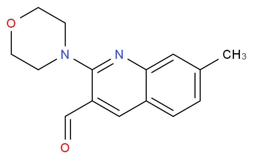 7-Methyl-2-morpholin-4-yl-quinoline-3-carbaldehyde_Molecular_structure_CAS_400067-02-9)