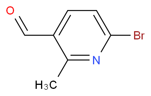6-bromo-2-methylnicotinaldehyde_Molecular_structure_CAS_926293-55-2)