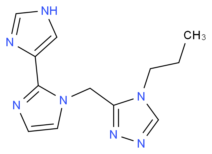 1-[(4-propyl-4H-1,2,4-triazol-3-yl)methyl]-1H,1'H-2,4'-biimidazole_Molecular_structure_CAS_)