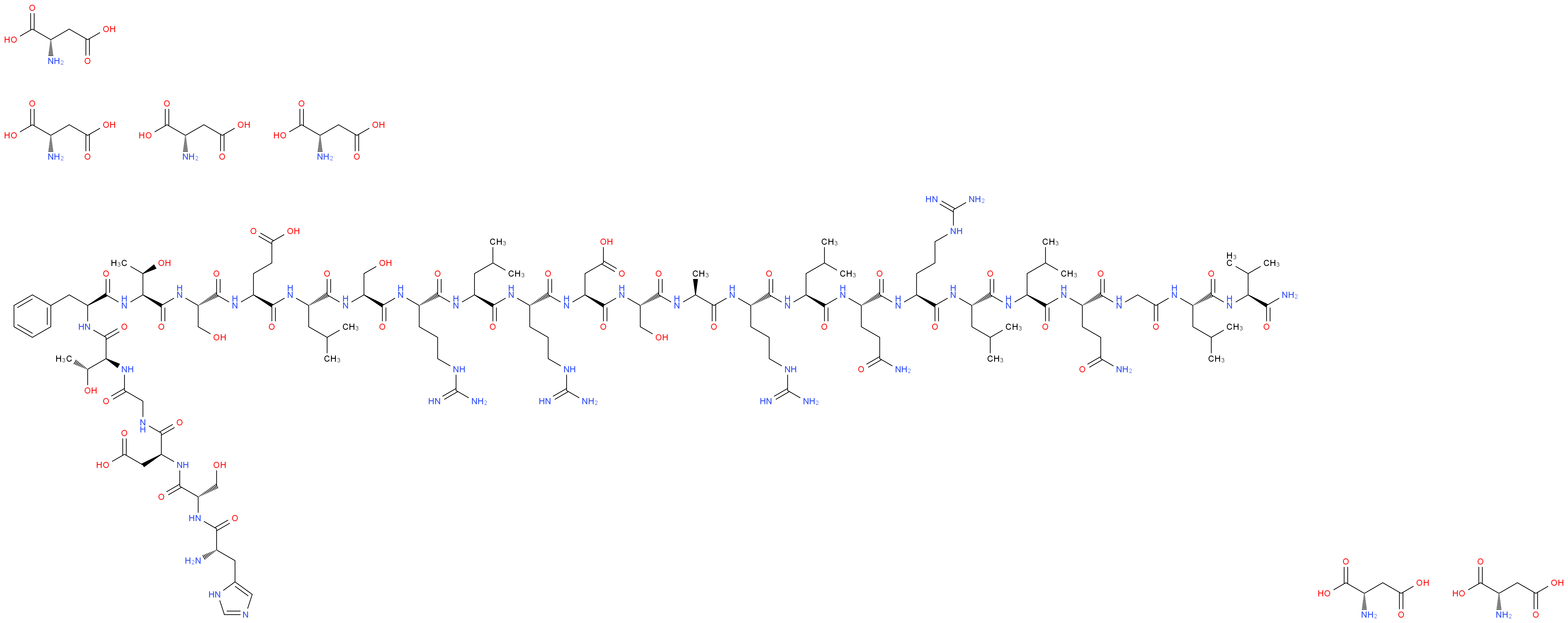 Secretin porcine_Molecular_structure_CAS_17034-35-4)