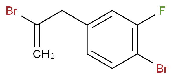 4-(2-Bromoallyl)-2-fluorobromobenzene_Molecular_structure_CAS_)
