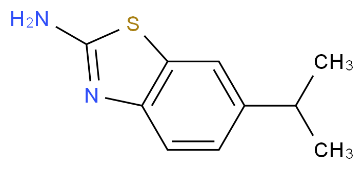 6-Isopropyl-benzothiazol-2-ylamine_Molecular_structure_CAS_32895-14-0)