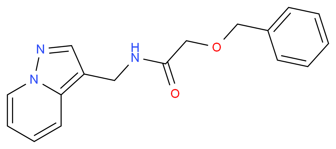 2-(benzyloxy)-N-(pyrazolo[1,5-a]pyridin-3-ylmethyl)acetamide_Molecular_structure_CAS_)