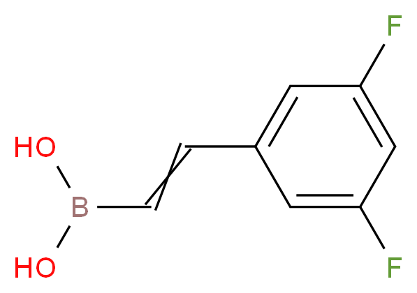 [2-(3,5-difluorophenyl)ethenyl]boronic acid_Molecular_structure_CAS_)