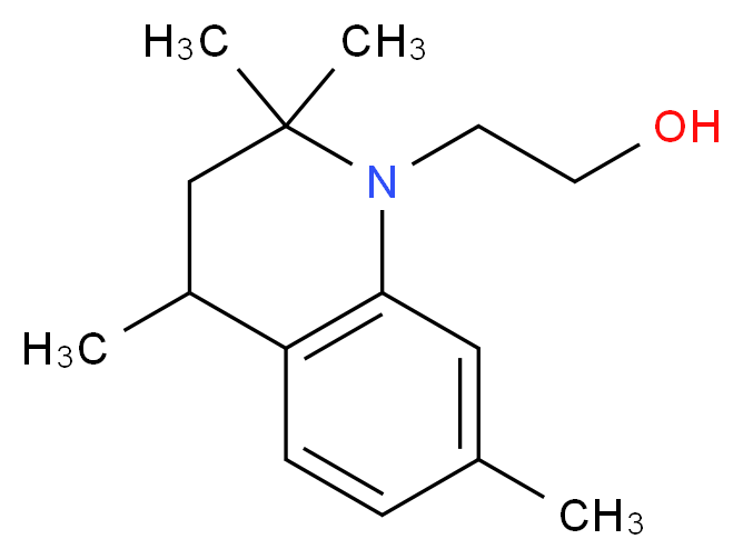 1-(2-Hydroxyethyl)-1,2,3,4-tetrahydro-2,2,4,7-tetramethylquinoline_Molecular_structure_CAS_53817-44-0)