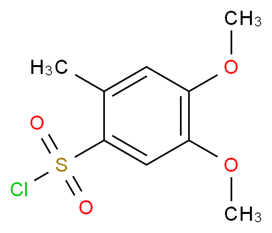 4,5-dimethoxy-2-methylbenzenesulfonyl chloride_Molecular_structure_CAS_)