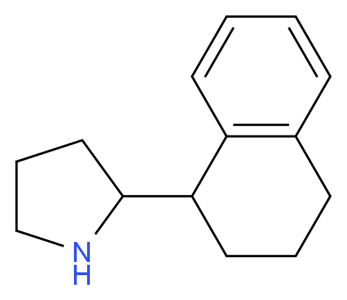 2-(1,2,3,4-tetrahydronaphthalen-1-yl)pyrrolidine_Molecular_structure_CAS_)