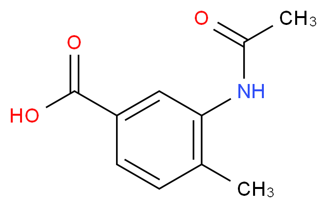 3-(acetylamino)-4-methylbenzoic acid_Molecular_structure_CAS_6946-14-1)