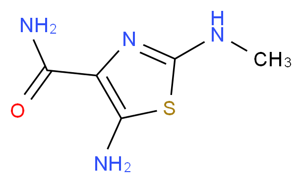 5-amino-2-(methylamino)-1,3-thiazole-4-carboxamide_Molecular_structure_CAS_52868-71-0)