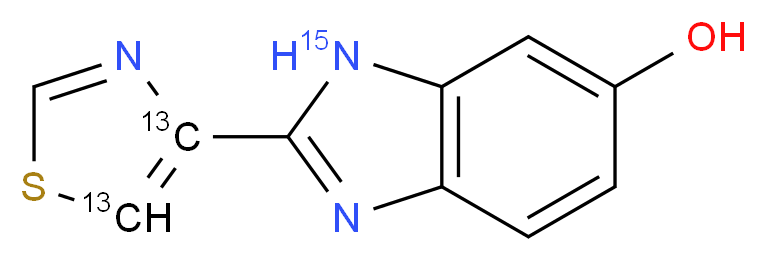 5-Hydroxy Thiabendazole-13C2,15N_Molecular_structure_CAS_)