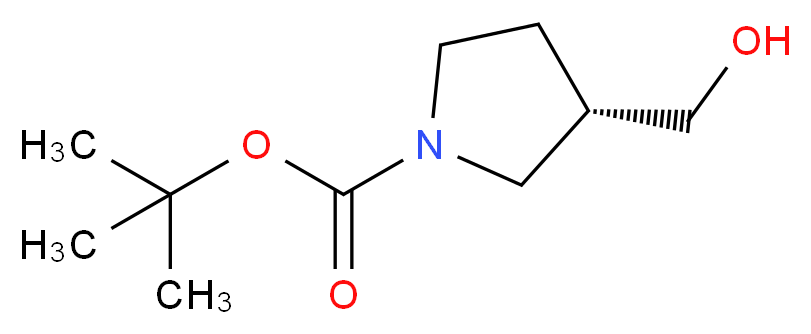 (S)-1-Boc-(3-Hydroxymethyl)pyrrolidine_Molecular_structure_CAS_199174-24-8)