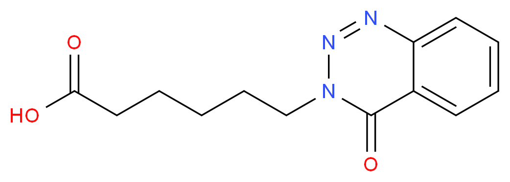 6-(4-oxobenzo[d][1,2,3]triazin-3(4H)-yl)hexanoic acid_Molecular_structure_CAS_)