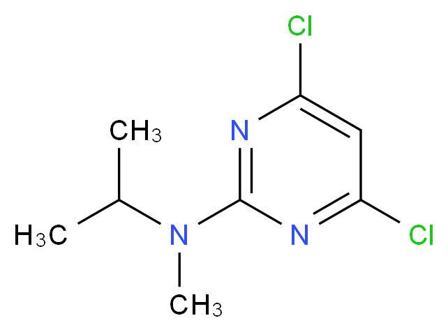 4,6-Dichloro-N-isopropyl-N-MethylpyriMidin-2-aMine_Molecular_structure_CAS_1289130-76-2)