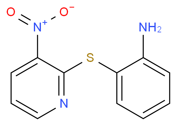 2-[(3-Nitro-2-pyridinyl)sulfanyl]aniline_Molecular_structure_CAS_92316-06-8)