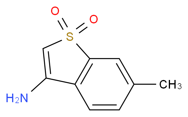3-amino-6-methyl-1$l^{6}-benzothiophene-1,1-dione_Molecular_structure_CAS_)