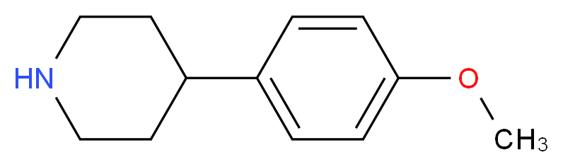 4-(4-methoxyphenyl)piperidine_Molecular_structure_CAS_)