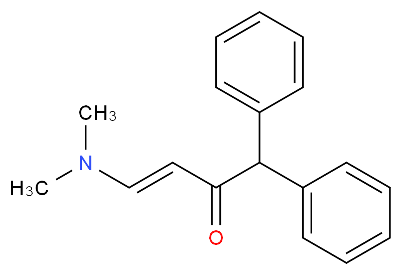 4-(Dimethylamino)-1,1-diphenyl-3-buten-2-one_Molecular_structure_CAS_)