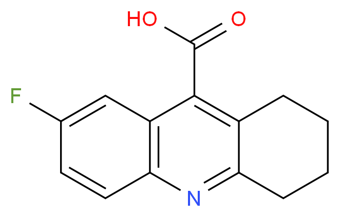 7-Fluoro-1,2,3,4-tetrahydro-acridine-9-carboxylic acid_Molecular_structure_CAS_)