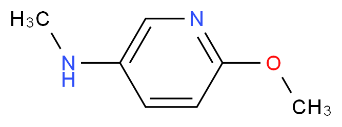 6-methoxy-N-methylpyridin-3-amine_Molecular_structure_CAS_)