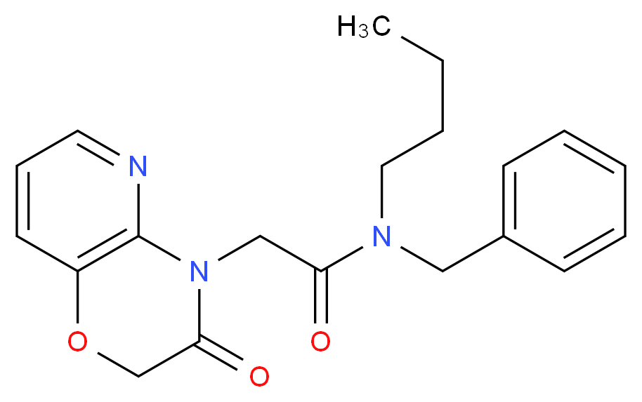 N-benzyl-N-butyl-2-(3-oxo-2,3-dihydro-4H-pyrido[3,2-b][1,4]oxazin-4-yl)acetamide_Molecular_structure_CAS_)
