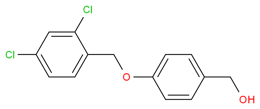 {4-[(2,4-Dichlorobenzyl)oxy]phenyl}methanol_Molecular_structure_CAS_400825-70-9)