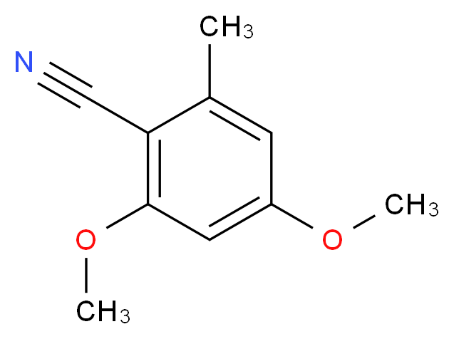 2, 4-Dimethoxy-6-methylbenzonitrile_Molecular_structure_CAS_319921-60-3)