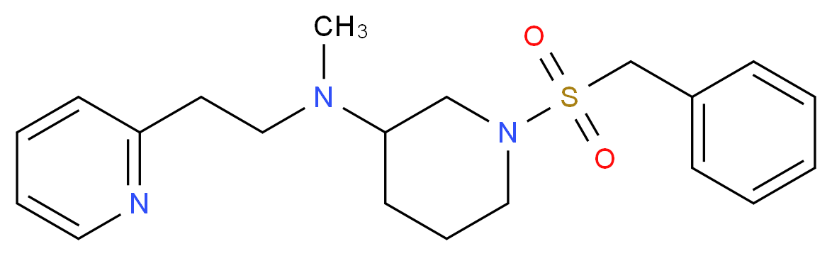1-(benzylsulfonyl)-N-methyl-N-[2-(2-pyridinyl)ethyl]-3-piperidinamine_Molecular_structure_CAS_)