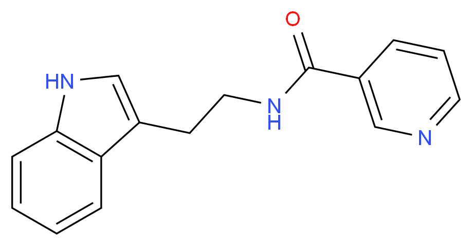 N-(2-(1H-Indol-3-yl)ethyl)nicotinamide_Molecular_structure_CAS_29876-14-0)