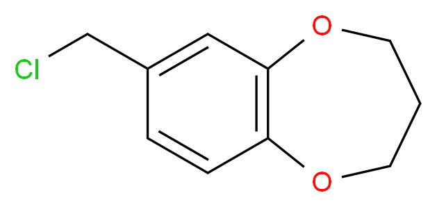 7-(Chloromethyl)-3,4-dihydro-2H-1,5-benzodioxepine_Molecular_structure_CAS_)