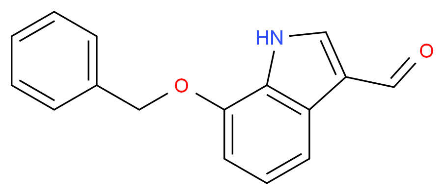 7-Benzyloxyindole-3-carboxaldehyde 98%_Molecular_structure_CAS_92855-65-7)