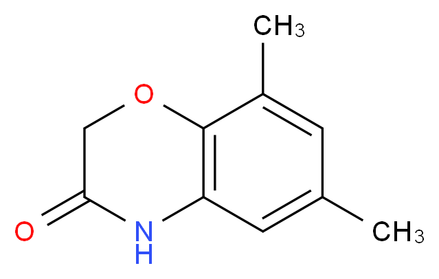 2H-1,4-BENZOXAZIN-3(4H)-ONE, 6,8-DIMETHYL_Molecular_structure_CAS_6239/1/6)