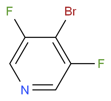 4-Bromo-3,5-difluoropyridine_Molecular_structure_CAS_1092352-40-3)