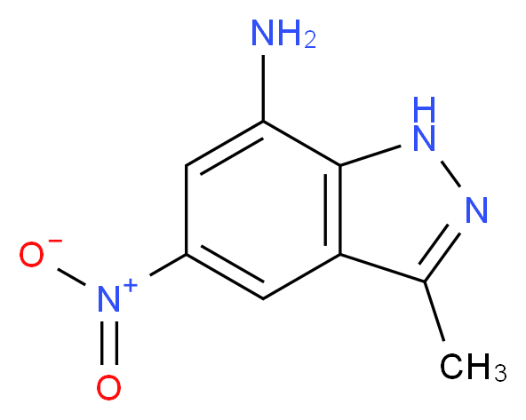 3-METHYL-5-NITRO-1H-INDAZOL-7-AMINE_Molecular_structure_CAS_647853-25-6)