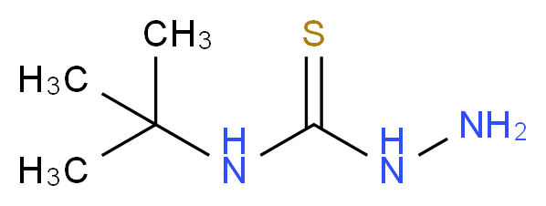 N-(tert-Butyl)hydrazinecarbothioaMide_Molecular_structure_CAS_13431-39-5)