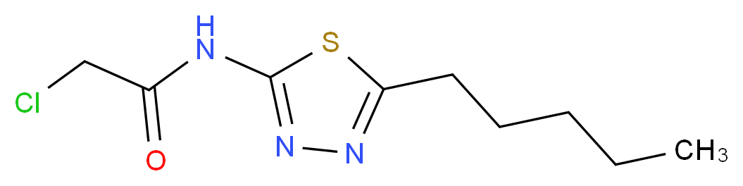 2-Chloro-N-(5-pentyl-[1,3,4]thiadiazol-2-yl)-acetamide_Molecular_structure_CAS_15777-49-8)