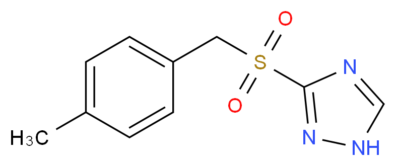 4-Methylbenzyl 1H-1,2,4-triazol-3-yl sulfone_Molecular_structure_CAS_338393-13-8)