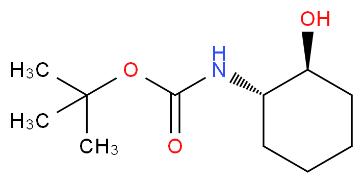 tert-Butyl ((1S,2S)-2-hydroxycyclohexyl)carbamate_Molecular_structure_CAS_145166-06-9)