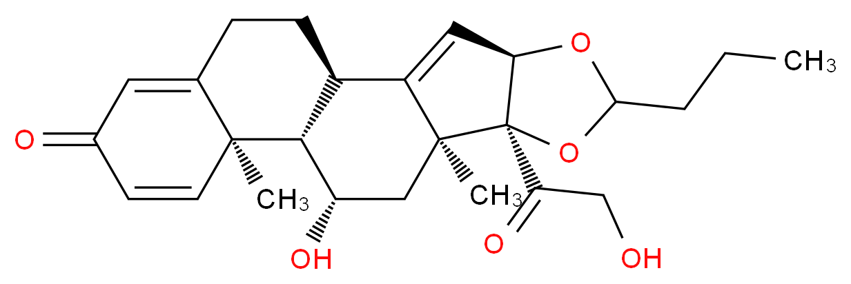 14,15-Dehydro Budesonide_Molecular_structure_CAS_131918-64-4)