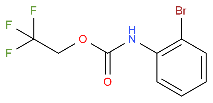 2,2,2-trifluoroethyl 2-bromophenylcarbamate_Molecular_structure_CAS_)