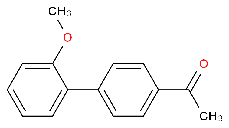 1-(2'-Methoxy[1,1'-biphenyl]-4-yl)ethanone_Molecular_structure_CAS_)