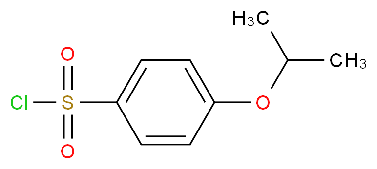 4-Isopropoxybenzenesulfonyl chloride_Molecular_structure_CAS_98995-40-5)