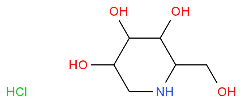 (+)-1-DEOXYNOJIRIMYCIN HYDROCHLORIDE_Molecular_structure_CAS_19130-96-2)