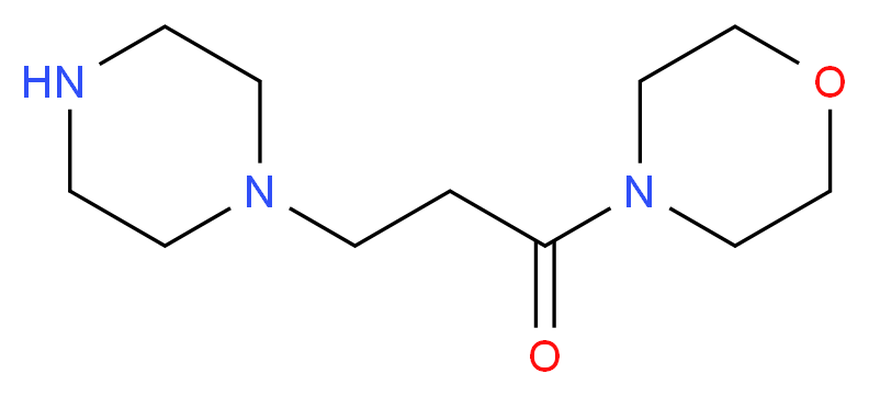 1-MORPHOLIN-4-YL-3-PIPERAZIN-1-YL-PROPAN-1-ONE_Molecular_structure_CAS_886363-67-3)
