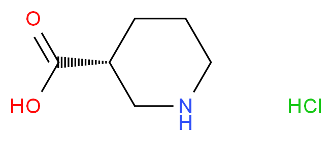(R)-Piperidine-3-carboxylic acid hydrochloride_Molecular_structure_CAS_885949-15-5)