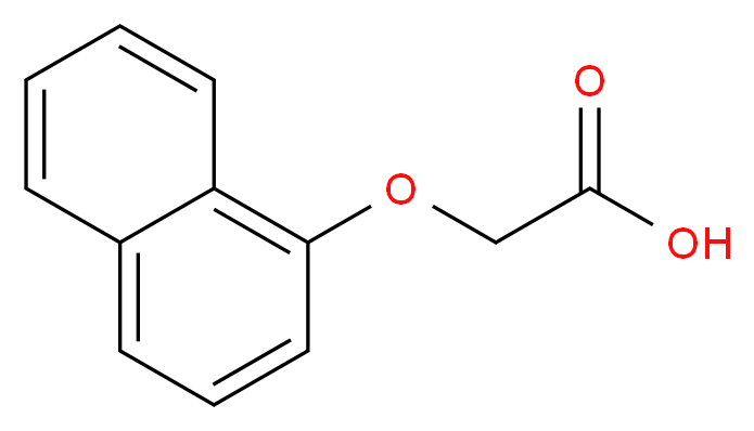 2-(naphthalen-1-yloxy)acetic acid_Molecular_structure_CAS_)