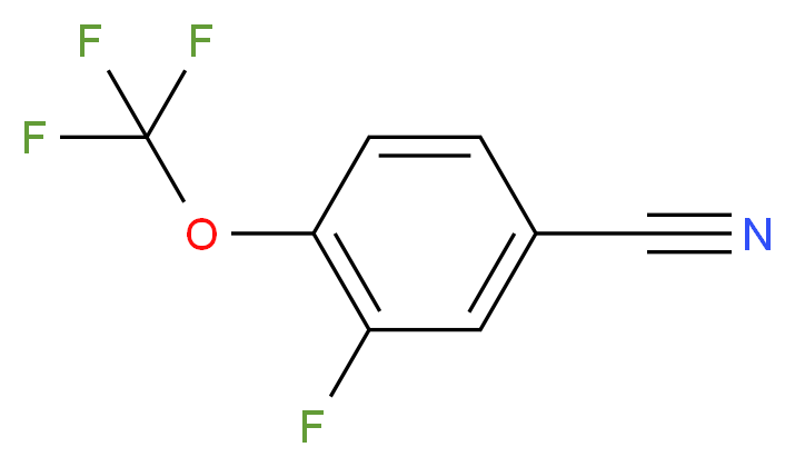 3-Fluoro-4-(trifluoromethoxy)benzonitrile_Molecular_structure_CAS_)