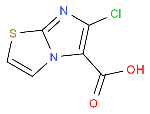 6-chloroimidazo[2,1-b][1,3]thiazole-5-carboxylic acid_Molecular_structure_CAS_24918-20-5)