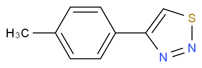 4-(4-methylphenyl)-1,2,3-thiadiazole_Molecular_structure_CAS_40753-14-8)