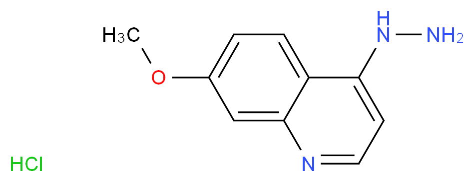 4-HYDRAZINO-7-METHOXYQUINOLINE HYDROCHLORIDE_Molecular_structure_CAS_68500-40-3)