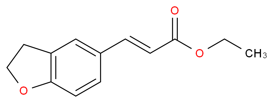 Ethyl 3-(2,3-dihydro-1-benzofuran-5-yl)acrylate_Molecular_structure_CAS_196597-65-6)